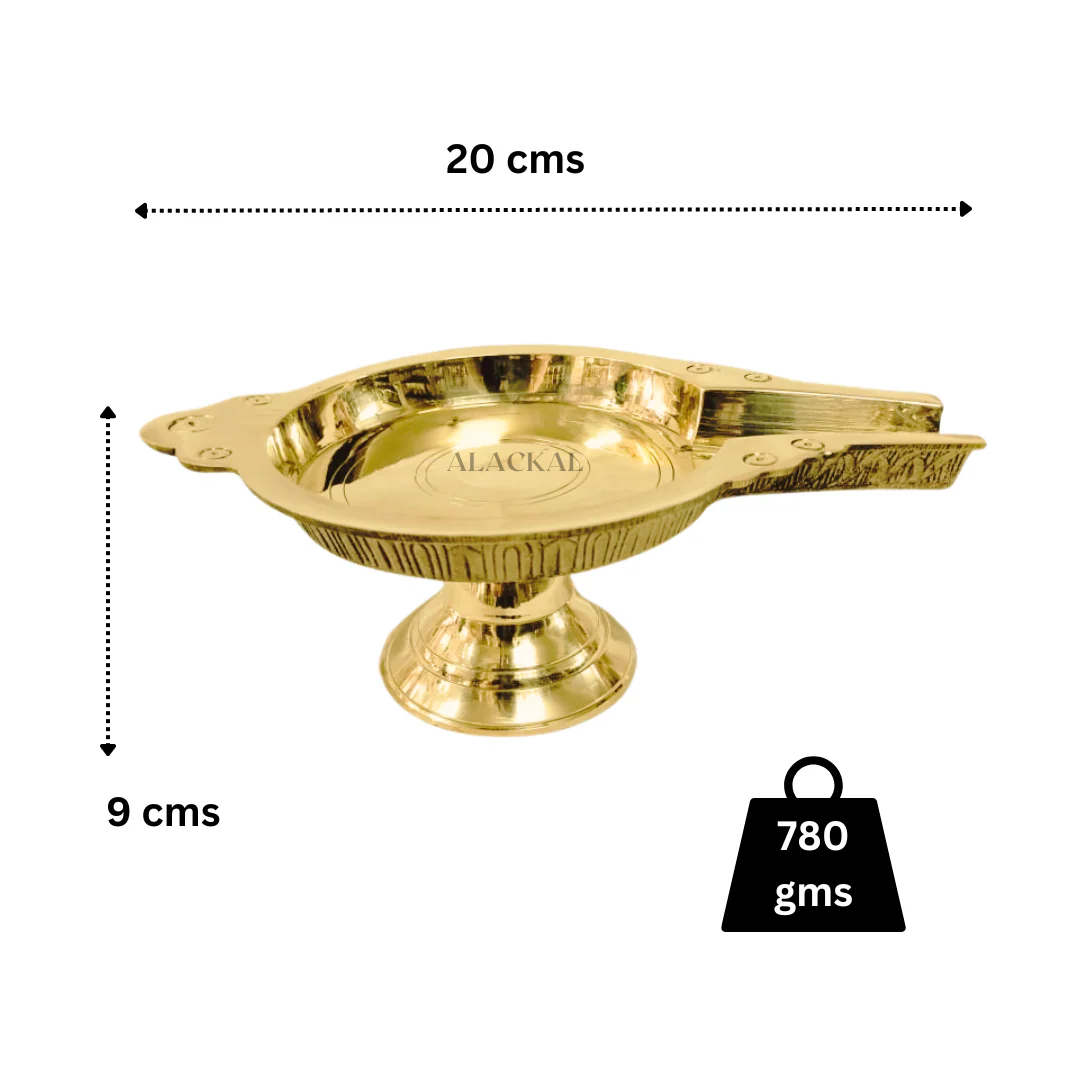 BRASS ABHISHAKA STAND | ABHISHAKA PATHRA - Image 13