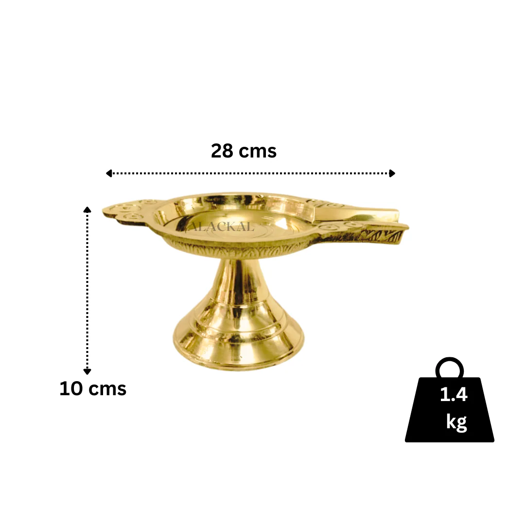 BRASS ABHISHAKA STAND | ABHISHAKA PATHRA - Image 5
