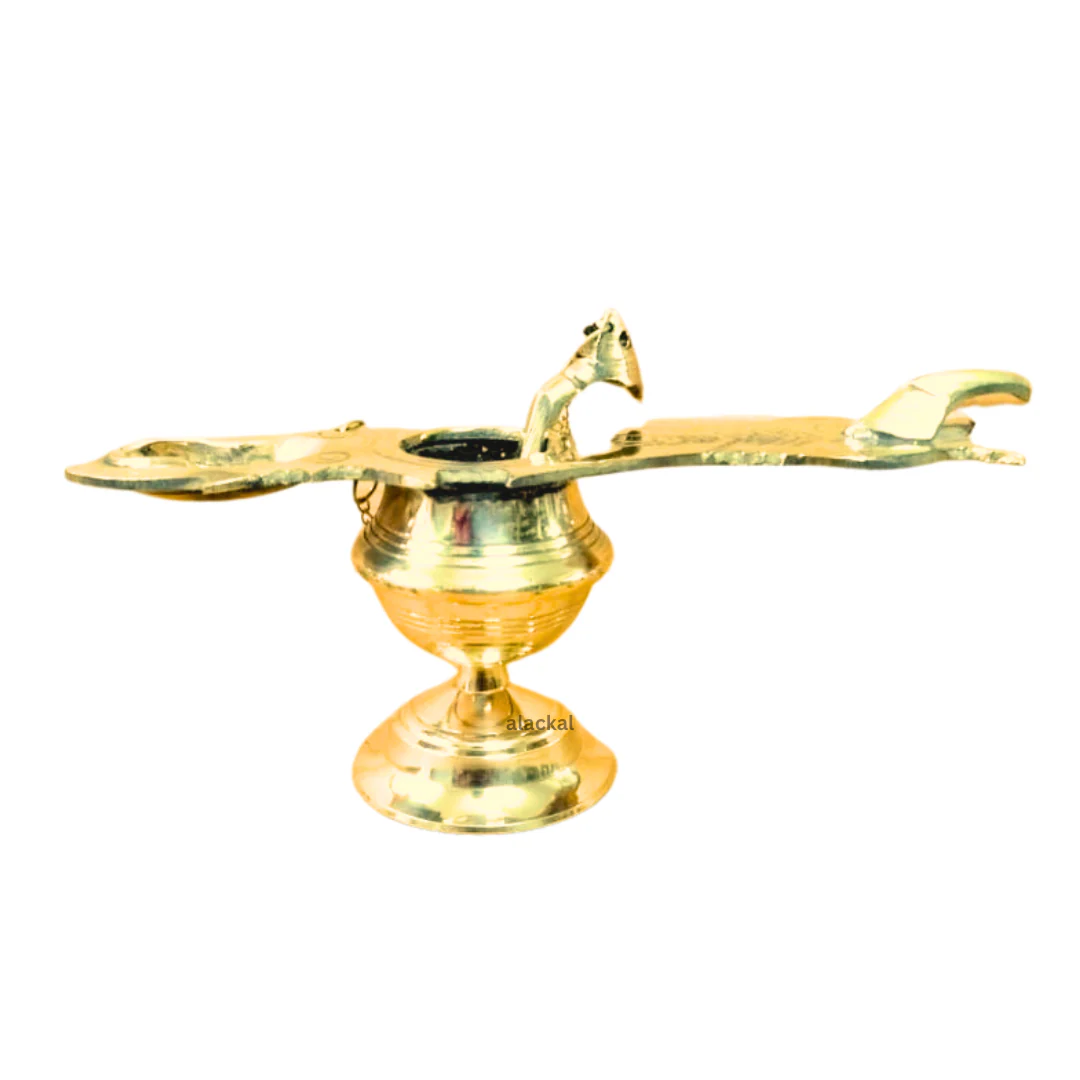 BRASS ASHTAMANGALYA VILAKKU | CHANGALAVATTA - Image 8