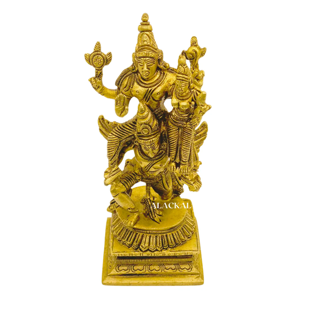 GARUDA WITH MAHALAKSHMI AND VISHNU STATUE - Image 6