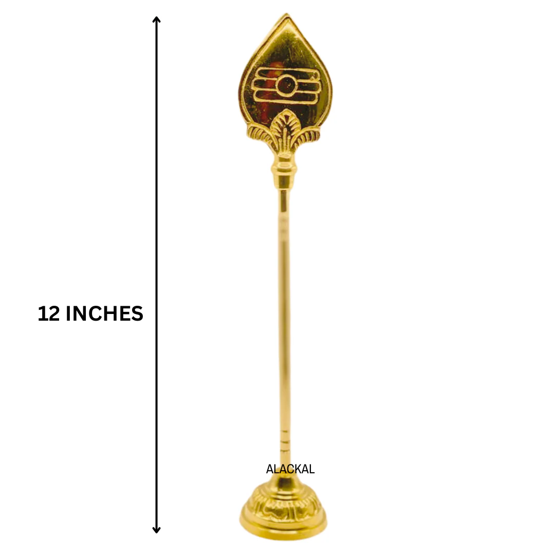 LORD MURUGAN BRASS VEL WITH STAND - Image 4